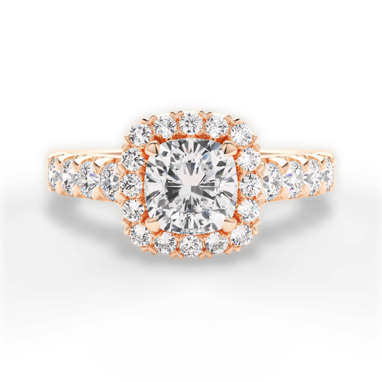 14kt Rose Gold/18kt Rose Gold/cushion/top sku 1CUZ2817