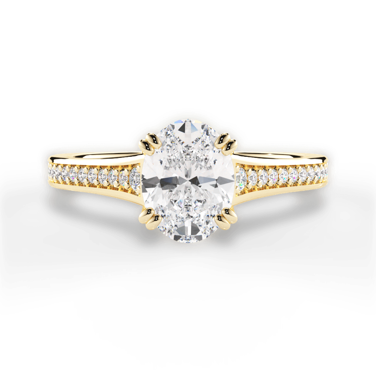 14kt Yellow Gold/18kt Yellow Gold/oval/top sku 1OZ2493