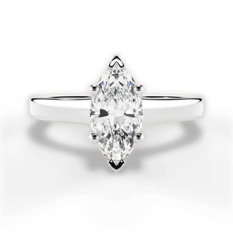 14kt White Gold/18kt White Gold/Platinum/marquise/top sku 1MZ1178