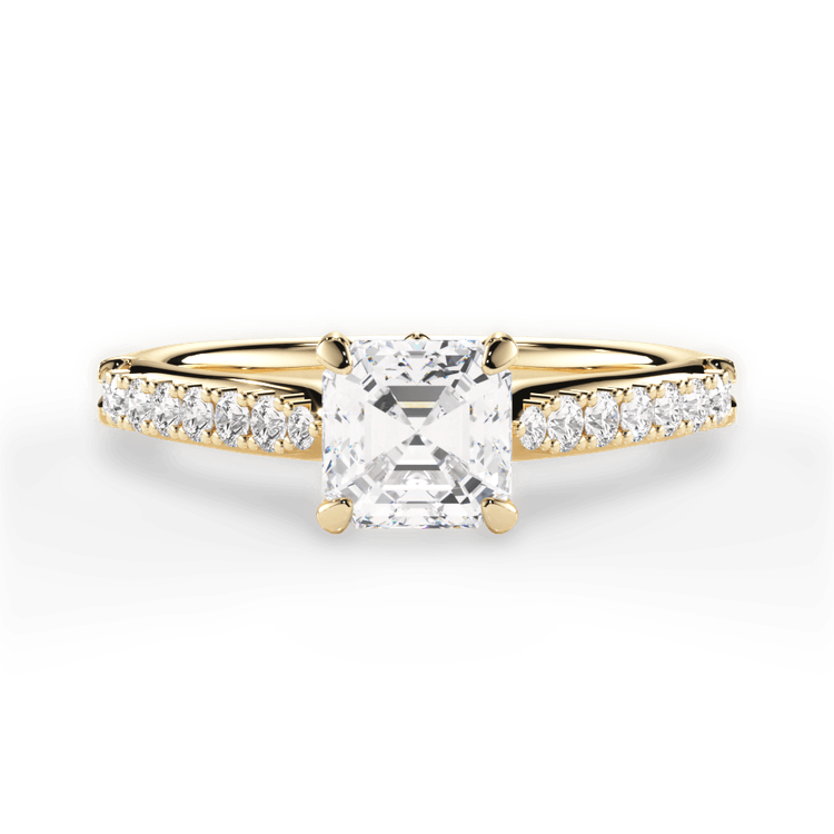 14kt Yellow Gold/18kt Yellow Gold/asscher/top sku 1ASZ2489