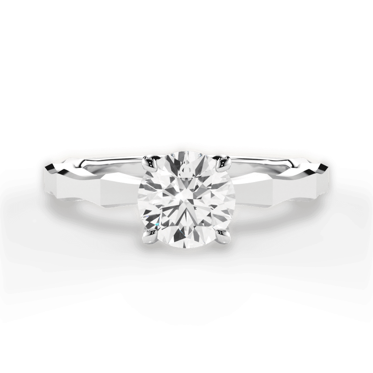 14kt White Gold/18kt White Gold/Platinum/round/top sku 1RZ1360