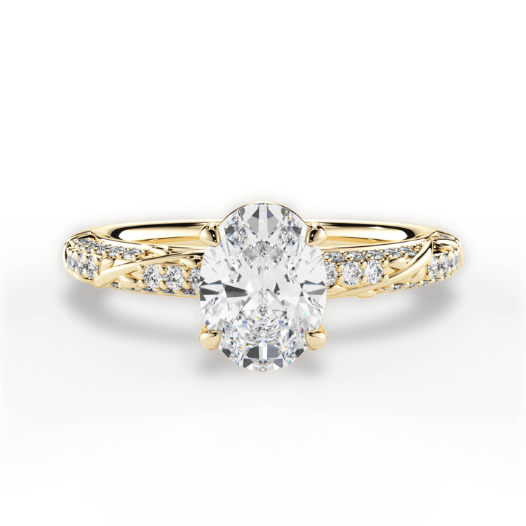 14kt Yellow Gold/18kt Yellow Gold/oval/top sku 1OZ4739