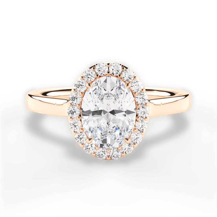 14kt Rose Gold/18kt Rose Gold/oval/top sku 1OZ1329