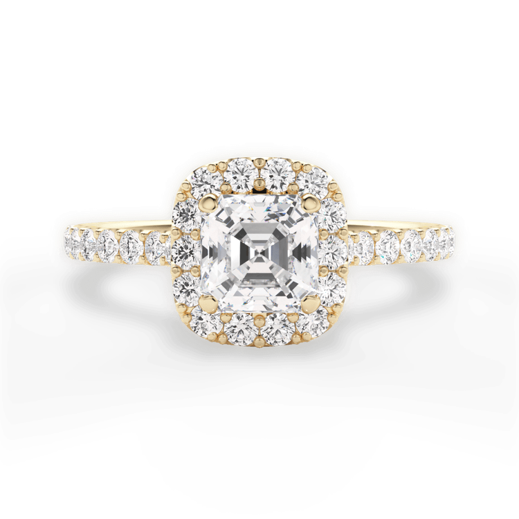 14kt Yellow Gold/18kt Yellow Gold/asscher/top sku 1ASZ1321