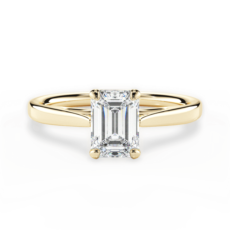 14kt Yellow Gold/18kt Yellow Gold/emerald/top sku 1ECZ1407