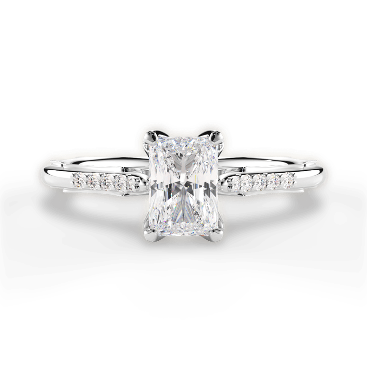 14kt White Gold/18kt White Gold/Platinum/radiant/top sku 1RAZ2841