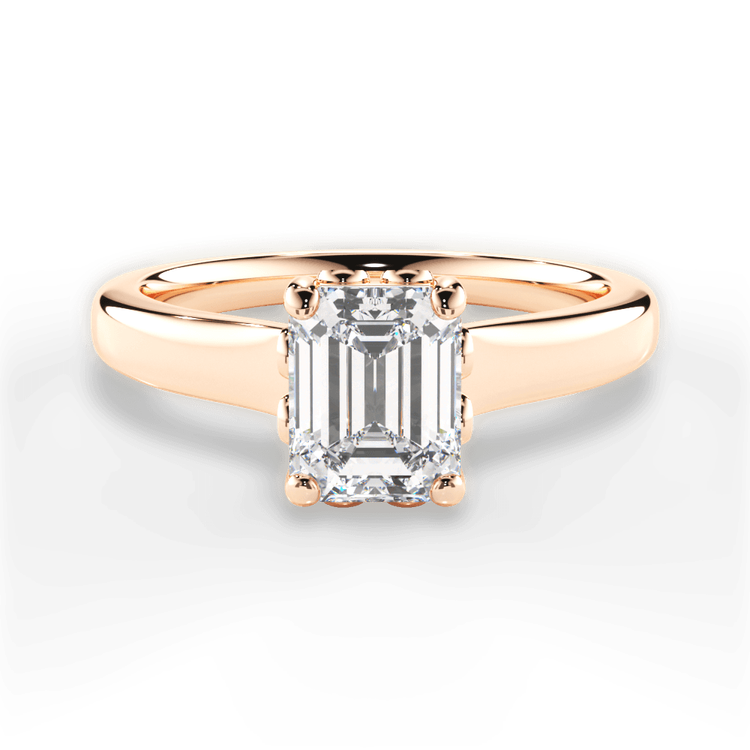 14kt Rose Gold/18kt Rose Gold/emerald/top sku 1ECZ2465