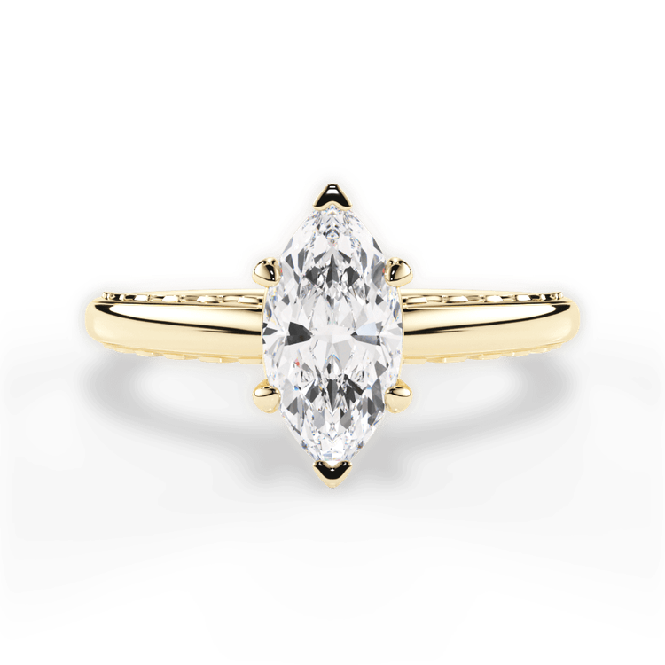 14kt Yellow Gold/18kt Yellow Gold/marquise/top sku 1MZ2850