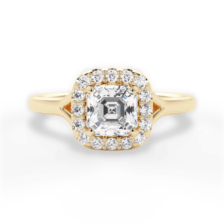 14kt Yellow Gold/18kt Yellow Gold/asscher/top sku 1ASZ1322