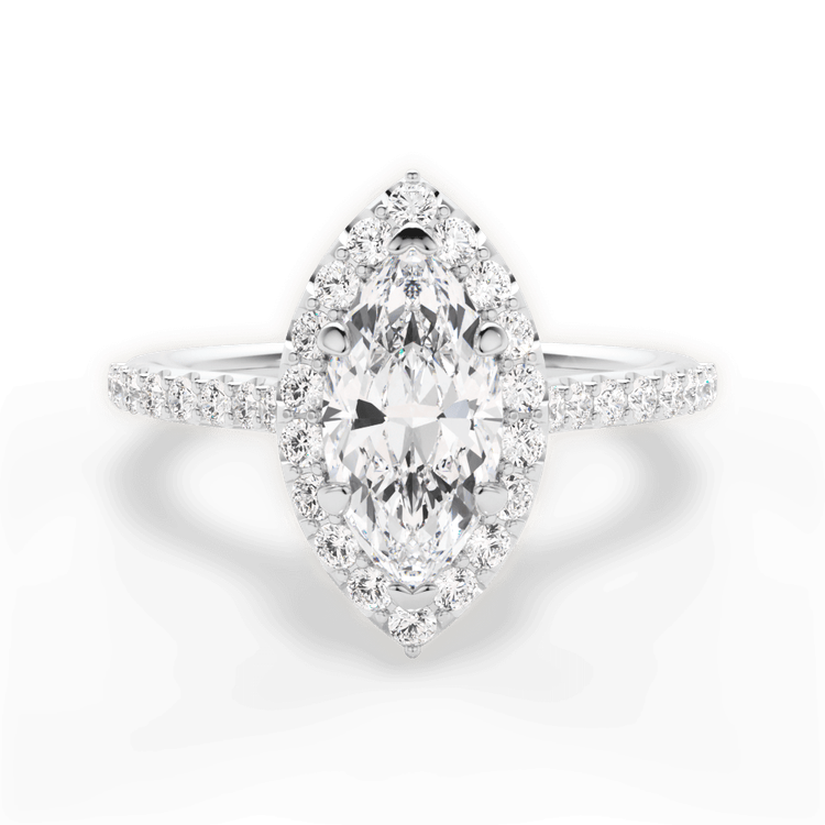 14kt White Gold/18kt White Gold/Platinum/marquise/top sku 1MZ1323