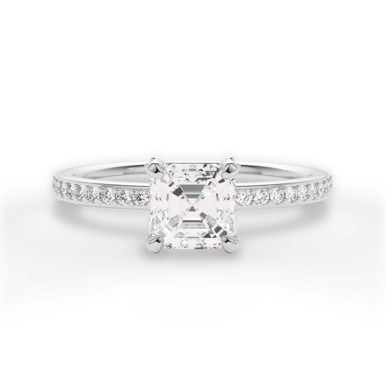 14kt White Gold/18kt White Gold/Platinum/asscher/top sku 1ASZ1509