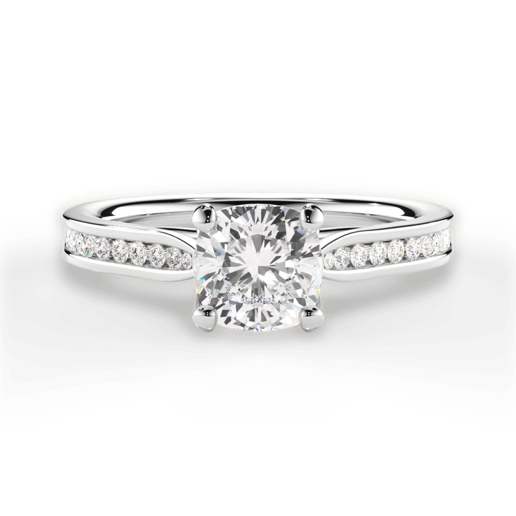 14kt White Gold/18kt White Gold/Platinum/cushion/top sku 1CUZ2487