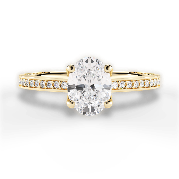 14kt Yellow Gold/18kt Yellow Gold/oval/top sku 1OZ4170