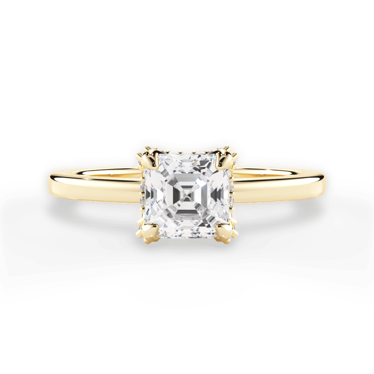 14kt Yellow Gold/18kt Yellow Gold/asscher/top sku 1ASZ4715