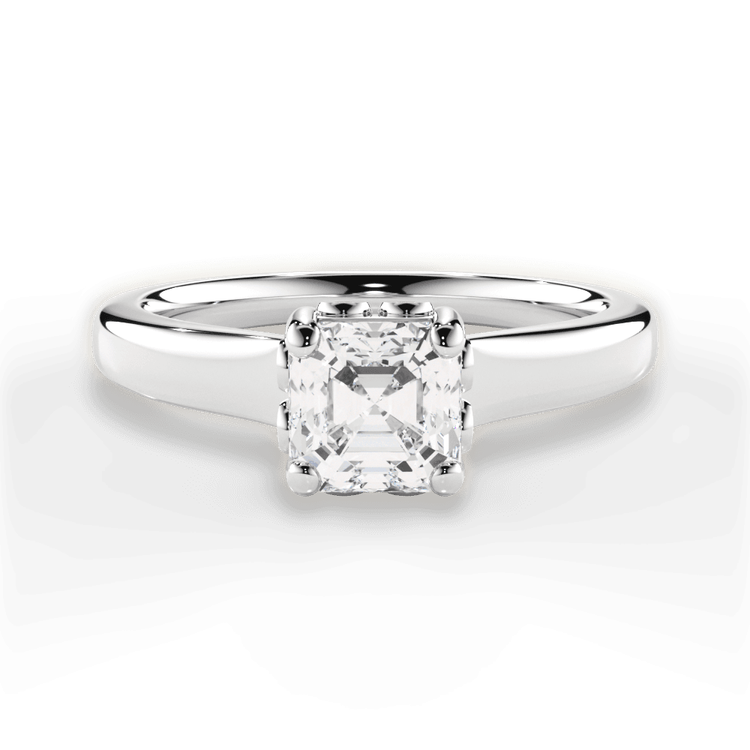 14kt White Gold/18kt White Gold/Platinum/asscher/top sku 1ASZ2465