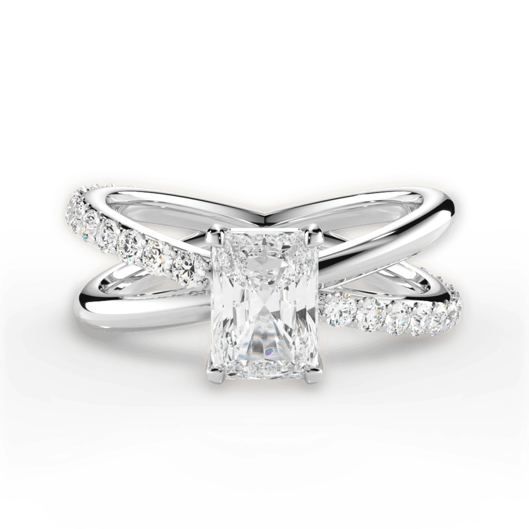 14kt White Gold/18kt White Gold/Platinum/radiant/top sku 1RAZ4768