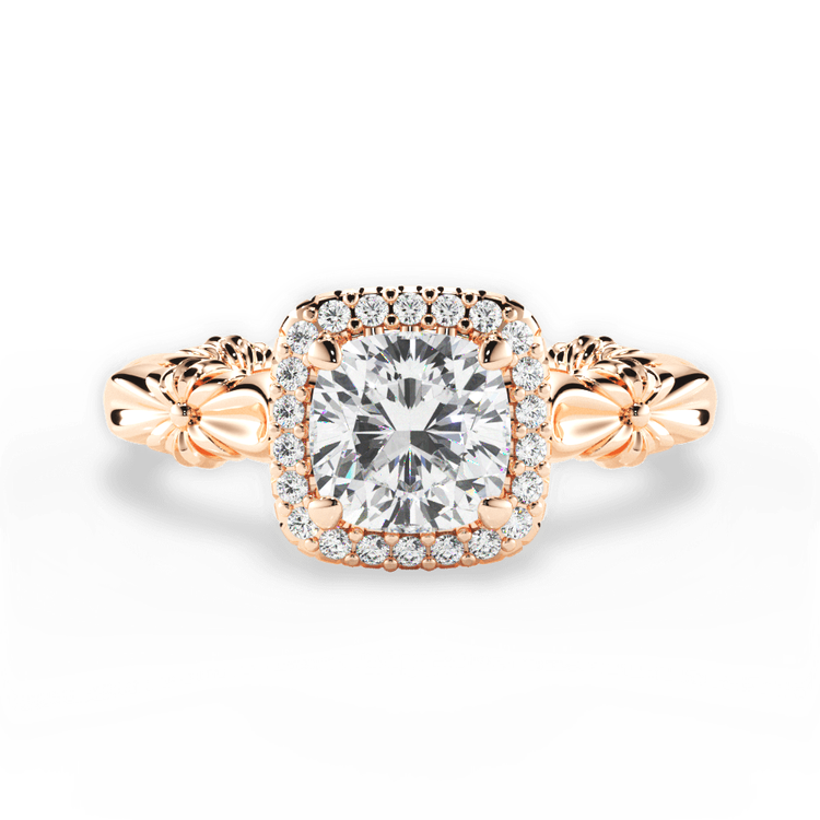 14kt Rose Gold/18kt Rose Gold/cushion/top sku 1CUZ4723