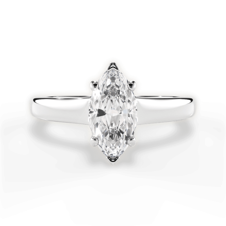 14kt White Gold/18kt White Gold/Platinum/marquise/top sku 1MZ2465