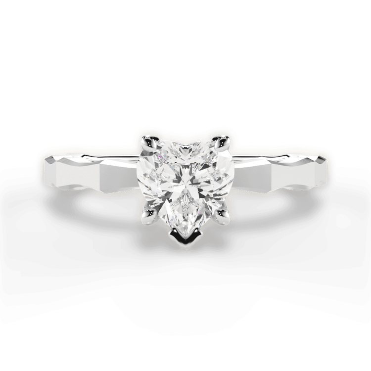 14kt White Gold/18kt White Gold/Platinum/heart/top sku 1HZ1360