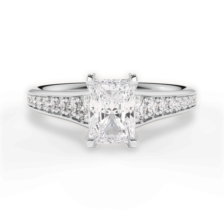 14kt White Gold/18kt White Gold/Platinum/radiant/top sku 1RAZ2378