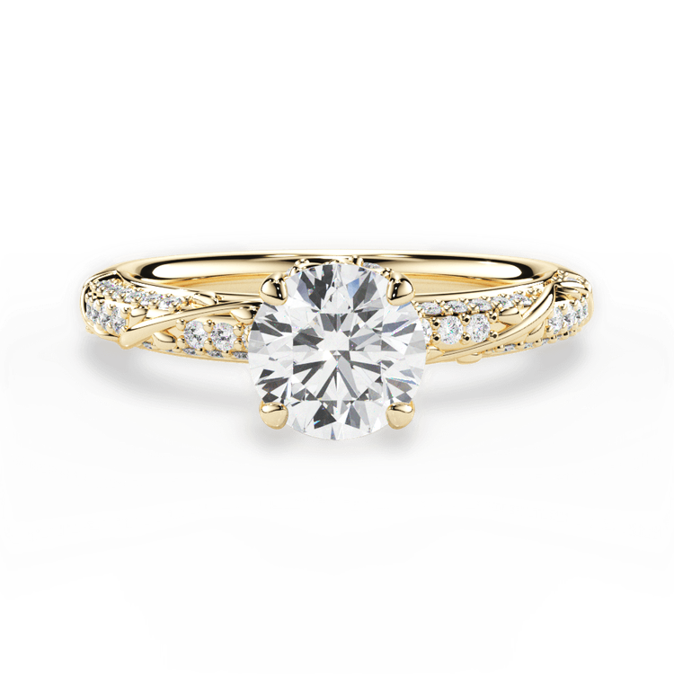 14kt Yellow Gold/18kt Yellow Gold/round/top sku 1RZ4716