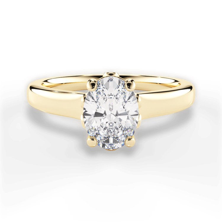 14kt Yellow Gold/18kt Yellow Gold/oval/top sku 1OZ2465