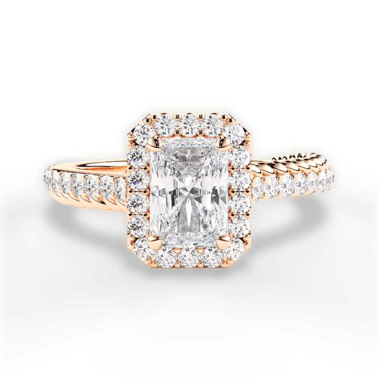 14kt Rose Gold/18kt Rose Gold/radiant/top sku 1RAZ1520