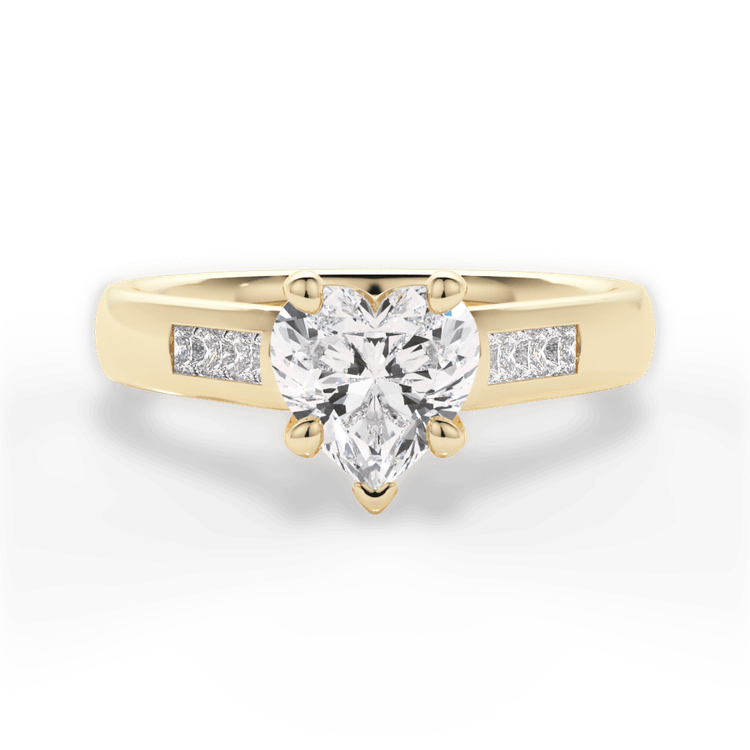 14kt Yellow Gold/18kt Yellow Gold/heart/top sku 1HZ1193