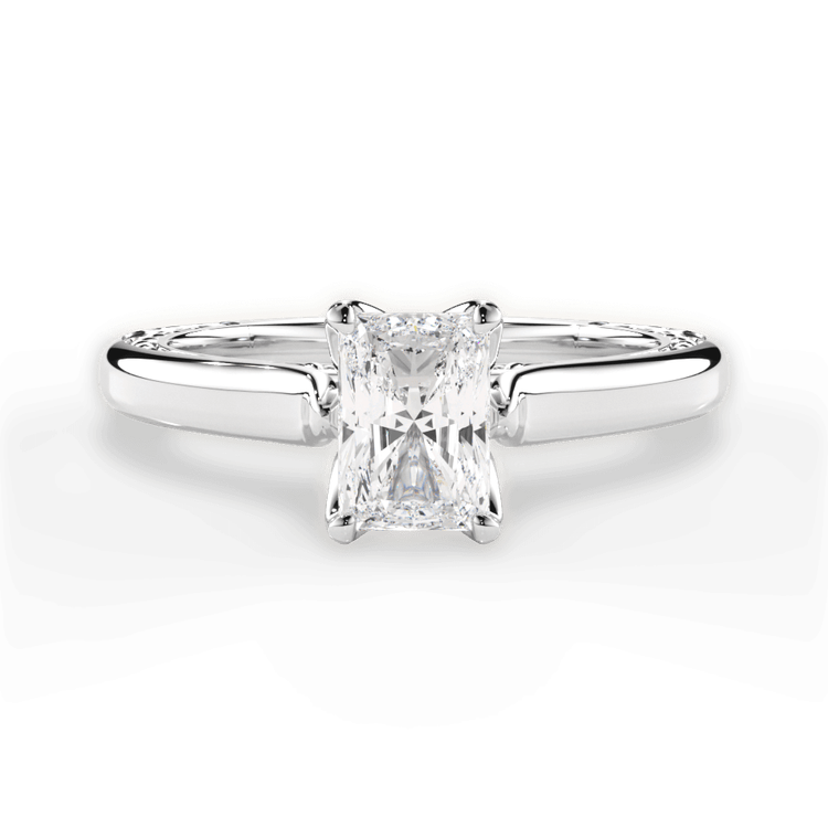 14kt White Gold/18kt White Gold/Platinum/radiant/top sku 1RAZ2828