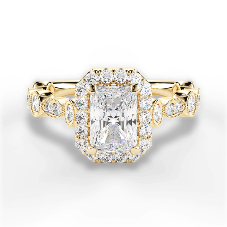 14kt Yellow Gold/18kt Yellow Gold/radiant/top sku 1RAZ4742