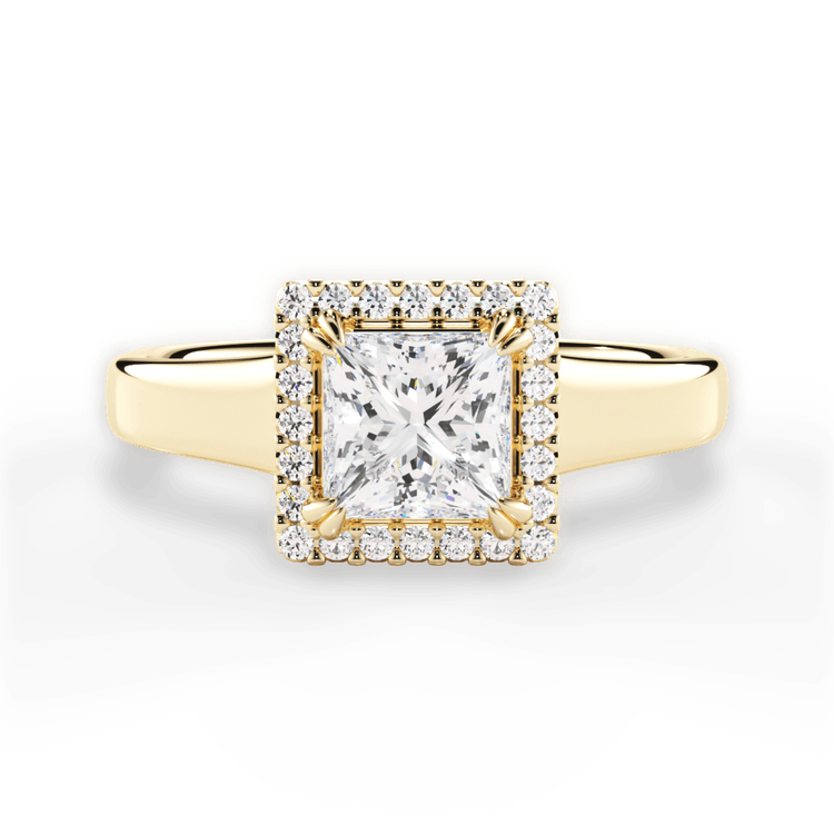 14kt Yellow Gold/18kt Yellow Gold/princess/top sku 1PCZ3780