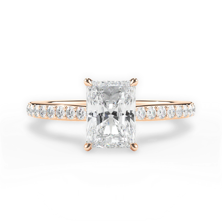 14kt Rose Gold/18kt Rose Gold/radiant/top sku 1RAZ4710