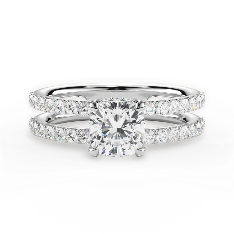 14kt White Gold/18kt White Gold/Platinum/cushion/top sku 1CUZ1401