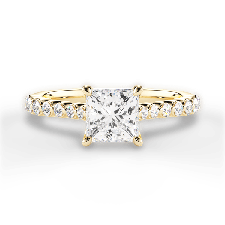 14kt Yellow Gold/18kt Yellow Gold/princess/top sku 1PCZ1511