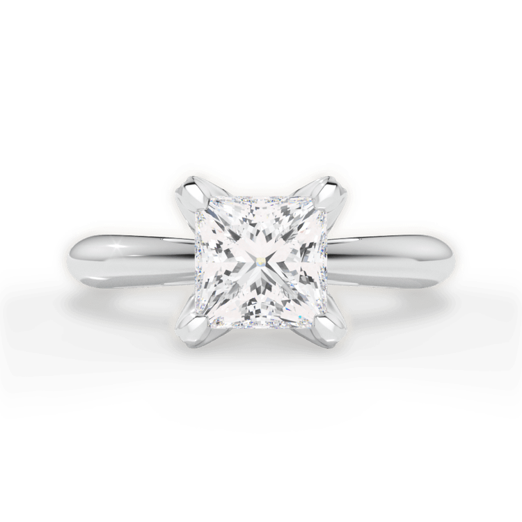 14kt White Gold/18kt White Gold/Platinum/princess/top sku 1PCZ3279