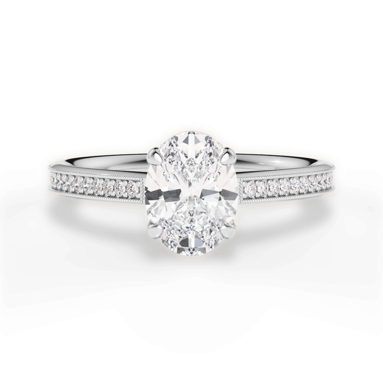 14kt White Gold/18kt White Gold/Platinum/oval/top sku 1OZ1963