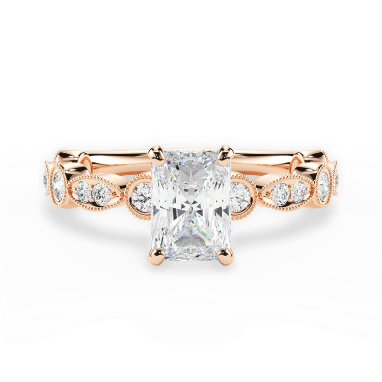 14kt Rose Gold/18kt Rose Gold/radiant/top sku 1RAZ4718