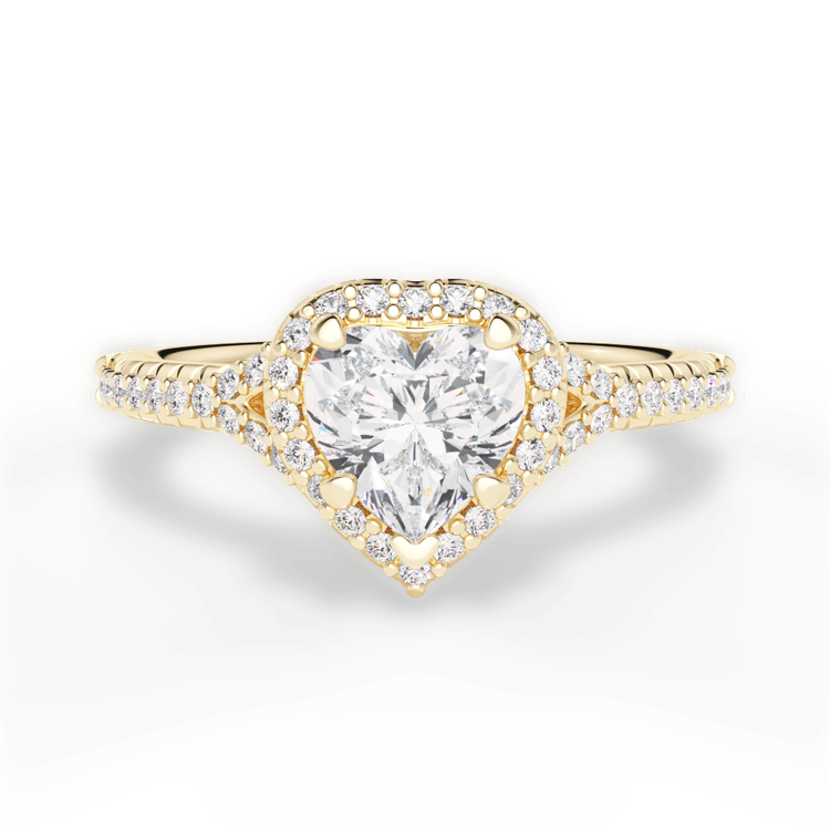 14kt Yellow Gold/18kt Yellow Gold/heart/top sku 1HZ3766