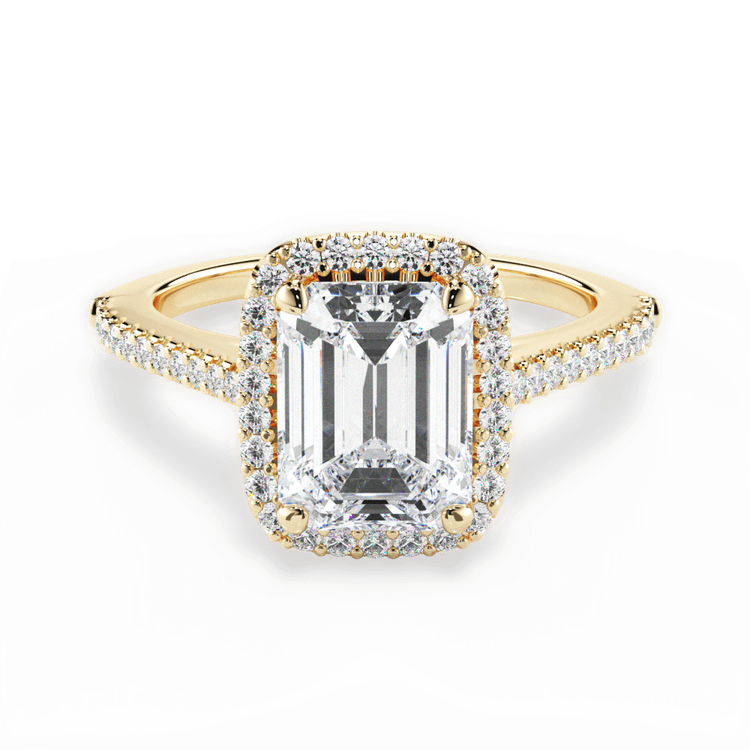 14kt Yellow Gold/18kt Yellow Gold/emerald/top sku 1ECZ4746