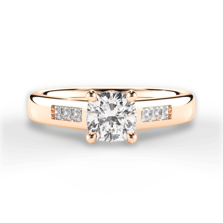 14kt Rose Gold/18kt Rose Gold/cushion/top sku 1CUZ1193