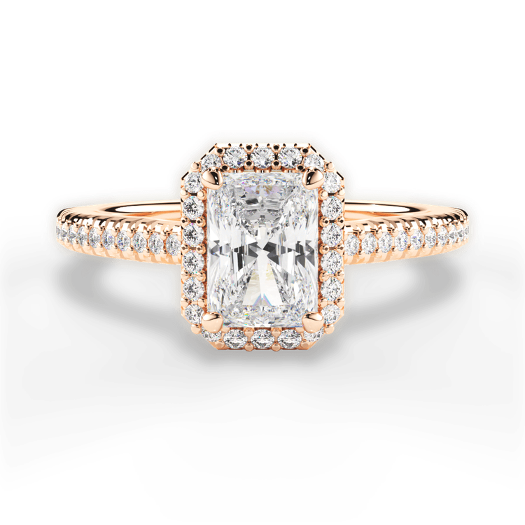14kt Rose Gold/18kt Rose Gold/radiant/top sku 1RAZ3702
