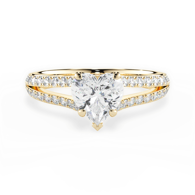 14kt Yellow Gold/18kt Yellow Gold/heart/top sku 1HZ2488