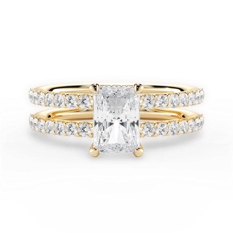 14kt Yellow Gold/18kt Yellow Gold/radiant/top sku 1RAZ1401