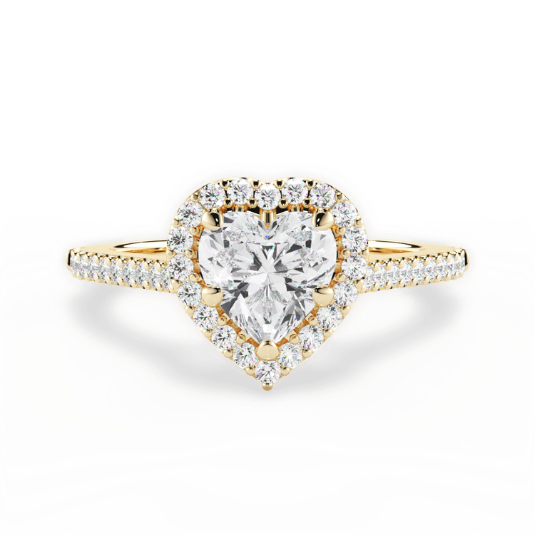14kt Yellow Gold/18kt Yellow Gold/heart/top sku 1HZ4746