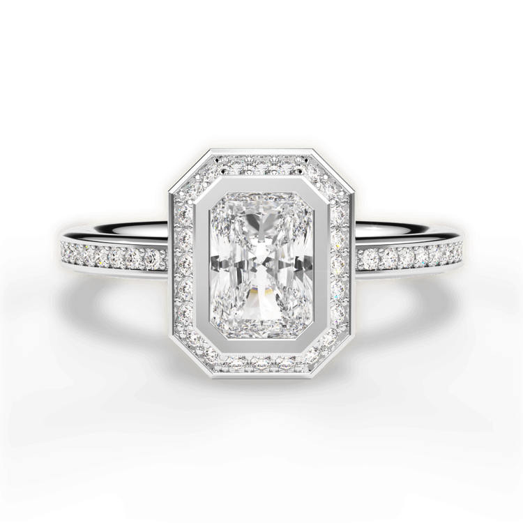 14kt White Gold/18kt White Gold/Platinum/radiant/top sku 1RAZ1694