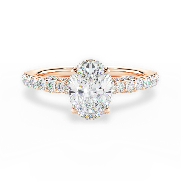 14kt Rose Gold/18kt Rose Gold/oval/top sku 1OZ1320