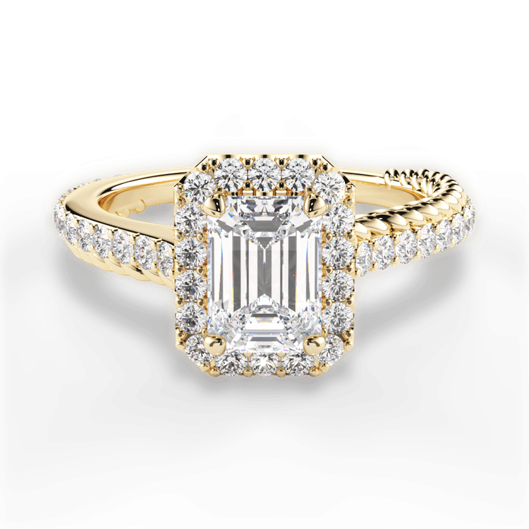 14kt Yellow Gold/18kt Yellow Gold/emerald/top sku 1ECZ1520