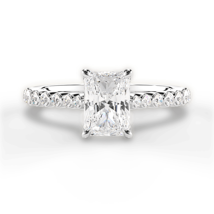 14kt White Gold/18kt White Gold/Platinum/radiant/top sku 1RAZ1511