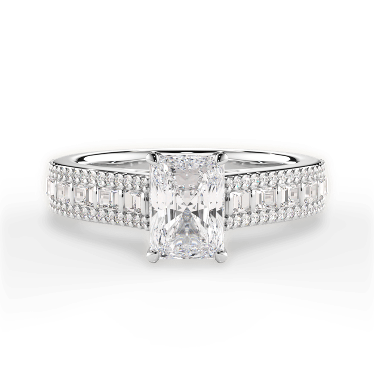 14kt White Gold/18kt White Gold/Platinum/radiant/top sku 1RAZ1524