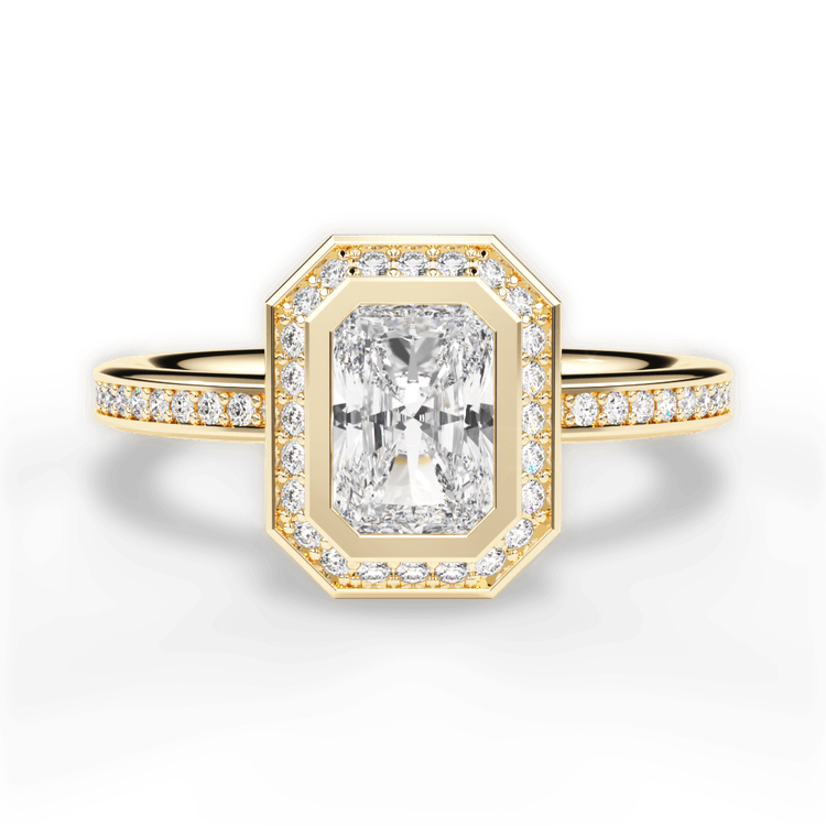 14kt Yellow Gold/18kt Yellow Gold/radiant/top sku 1RAZ1694